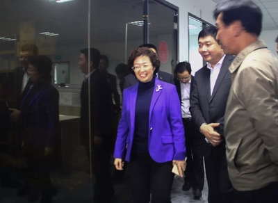 廈門市副市長國桂榮蒞臨我司參觀考察，鼓勵軟件設計產業創新發展